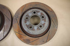 05-20 Dodge Challenger Charger Magnum 300 Slotted Rear Rotor Set 5290538AE OEM