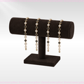 18K GOLD FILLED/PLATED BLACK & WHITE CLOVER BRACELET
