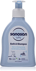 سانوسان شامبو وباث 200مل  - Sanosan Baby Shampoo & Bath (200ml)
