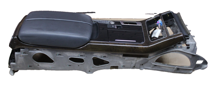 2011-2018 Audi A8 D4 Front Floor Center Console Armrest Storage Assembly Black