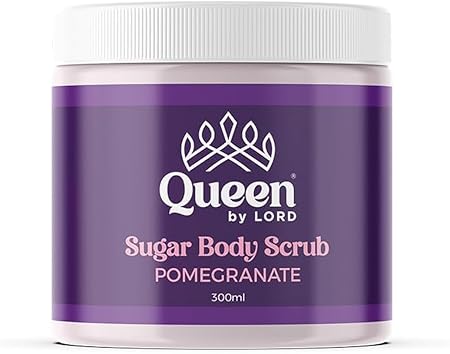 كوين بادي سكراب شوجر فانيليا 300مل - Queen By Lord Body Sugar Scrub with Vanilla Sugar Scent 300ml