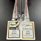 3D Gel painting - 3D Black and White Thick Gel Painting & Chrome On
