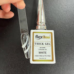 3D Gel painting - 3D Black and White Thick Gel Painting & Chrome On