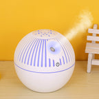 7 Color Light Hollow Wood Grain Aroma Diffuser Essential Oil