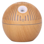 7 Color Light Hollow Wood Grain Aroma Diffuser Essential Oil