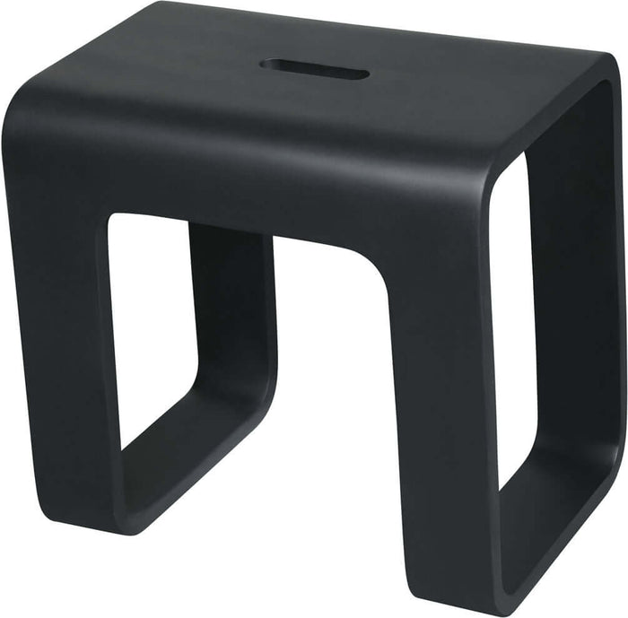 ABST99 Solid Surface Resin Bathroom/Shower Seat - Matte Finish in Black or White - ALFI brand