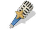 Akoya Matama Loco Musica's Microphone DIY Cosplay Prop Kit - Gushing Over Magical Girls