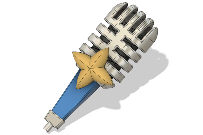 Akoya Matama Loco Musica's Microphone DIY Cosplay Prop Kit - Gushing Over Magical Girls