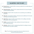 HOw to Use Allantoin