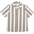 Aloha Shirt - Dobby Bands - Natural by Naked & Famous Denim