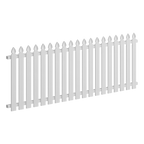 Oxworks Colonial Picket Panel - Aluminium - 2035 x 900mm - Stonnington Speartop - Image 1