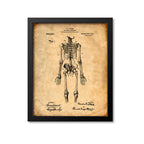 Anatomical Skeleton Print