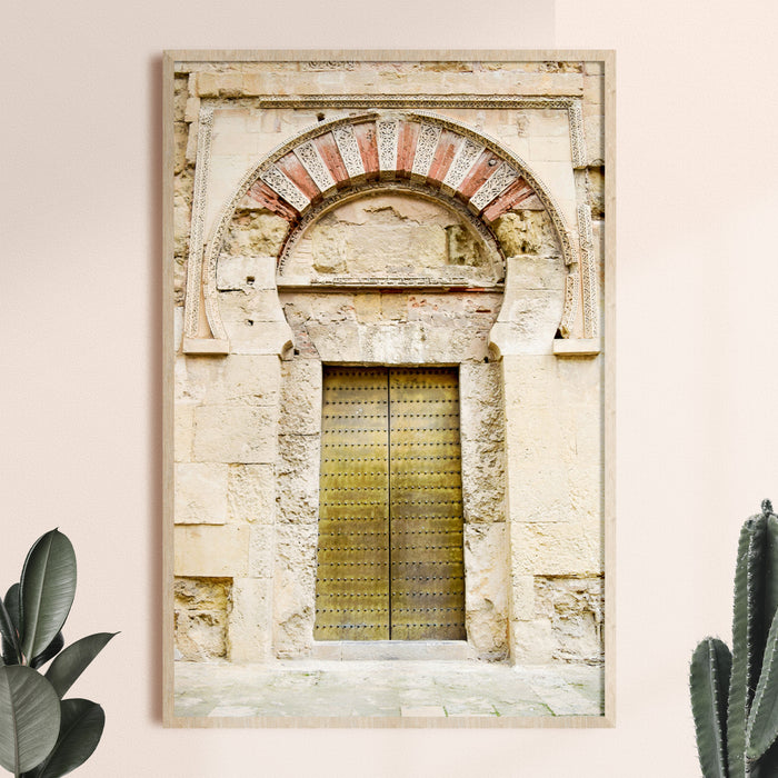 Andalusian Door Photographic Hahnemühle Print