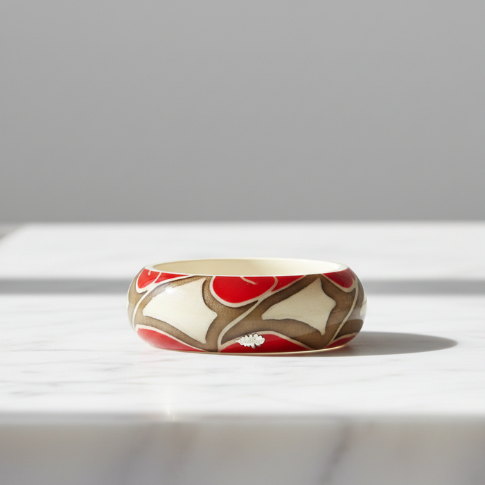 Batik Bangle on Marble