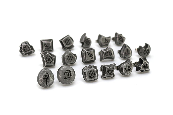 Bard FFXIV Soul Crystal Earrings/Job Stone FF14 Final Fantasy 14 FFXIV Charm -Stainless Steel Stud-