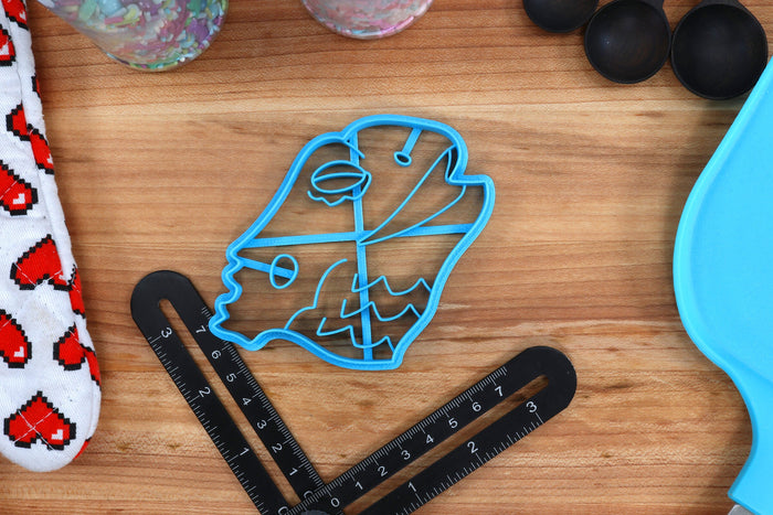Bearded Dragon Cookie Cutters - Bearded Dragon Face, Bearded Dragon Outline, Bearded Dragon Gift