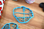 Bearded Dragon Cookie Cutters - Bearded Dragon Face, Bearded Dragon Outline, Bearded Dragon Gift