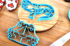 Bearded Dragon Cookie Cutters - Bearded Dragon Face, Bearded Dragon Outline, Bearded Dragon Gift