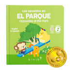 Bilingual Music Book About Opposites: Opuestos en el parque
