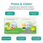 Bilingual Music Book About Opposites: Opuestos en el parque