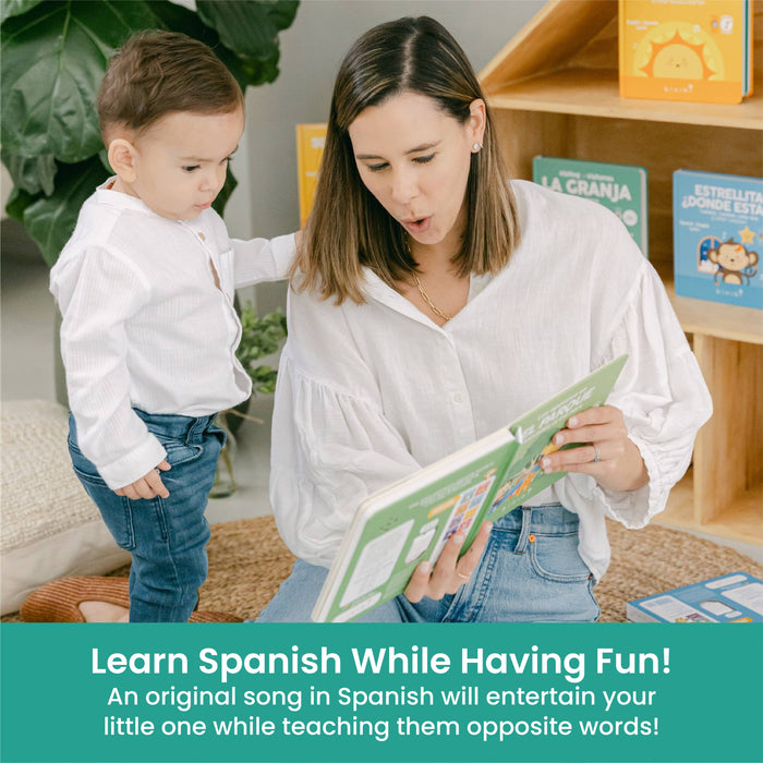 Bilingual Music Book About Opposites: Opuestos en el parque