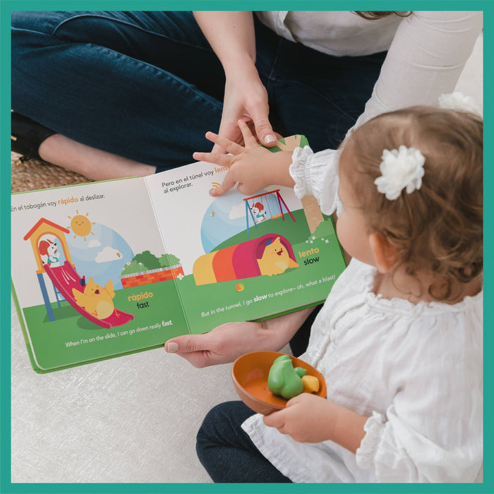 Bilingual Music Book About Opposites: Opuestos en el parque