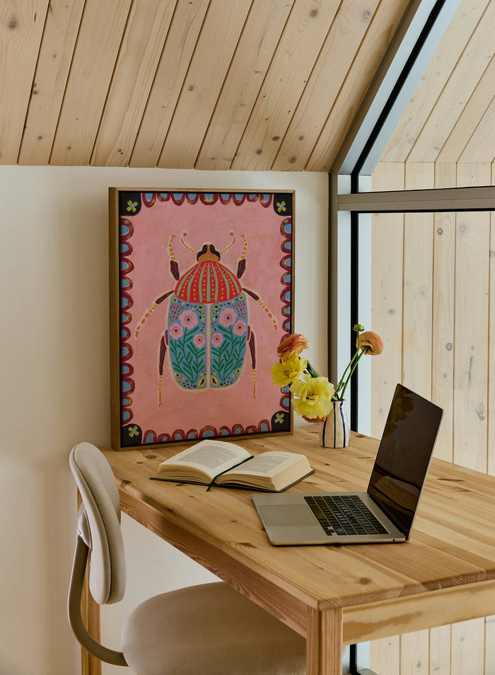 Blooming Beetle, Canvas