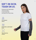 Breathable and relaxed fit sunscreen Arm sleeves