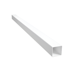 Oxworks Bridgehampton PVC Blank Post - White - 102mm x 102mm x 1900mm - Image 1