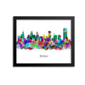 Buffalo Skyline Painting Art Print