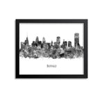Buffalo Skyline Painting Art Print