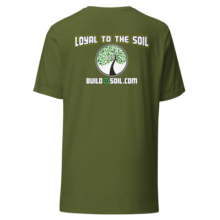 BuildASoil Tree Front Loyal Back Tee
