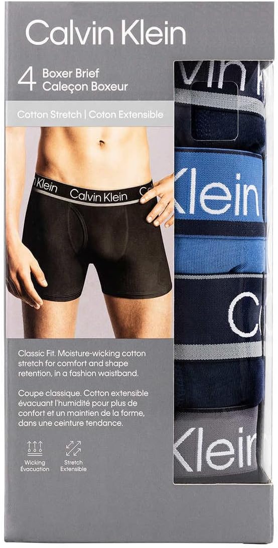 CALVIN KLEIN 4 PACK BOXER BRIEF - Shoppers-kart.com