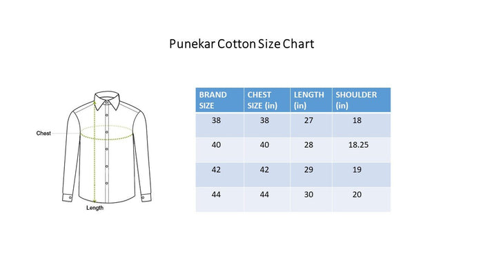 Punekar Cotton Cardinal Red Color 100% Mercerised Cotton Diagonally Woven Formal Shirt for Men's. - Punekar Cotton