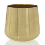 accent decor large brass tulum pot