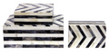 Chevron Natural Bone Box (Series 05) (Wholesale Price)