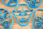 Classic Monster Cookie Cutters Set 2 - Invisible Man, Kong, Wolfman, Jekyl and Hyde, Nosferatu - Movie Monster Gift