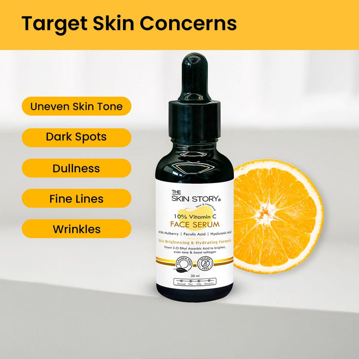 Ultimate Brightening | Salicylic Acid Scrub & Vitamin C Serum - The Skin Story - Face Care