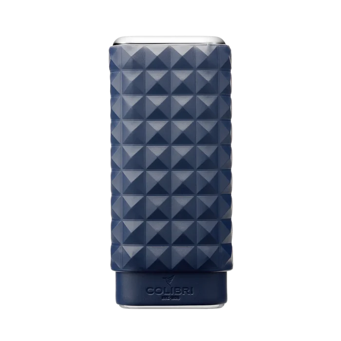 Colibri Quasar Navy Triple Cigar Case - LC250T3