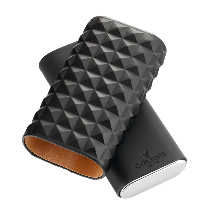 Colibri Quasar Red Triple Cigar Case - LC250T2