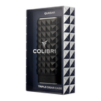 Colibri Quasar Red Triple Cigar Case - LC250T2
