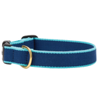NAVY-AQUA-DOG-COLLAR