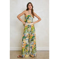 Conversational Decorative Waist Wide Leg Pants