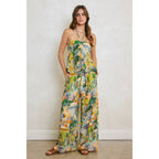 Conversational Decorative Waist Wide Leg Pants