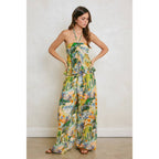 Conversational Decorative Waist Wide Leg Pants