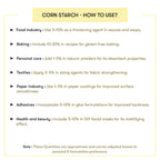 How to USe Corn Starch