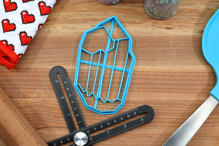 Crystal Astrology Cookie Cutters Set - Peridot Crystal, Amethyst Crystal - Gift For Crystal Lovers- Astrology Baking