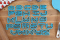Cyberpunk FONT Cookie Cutters - Fondant Letters, Letters for Cake decorating