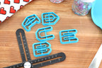 Cyberpunk FONT Cookie Cutters - Fondant Letters, Letters for Cake decorating