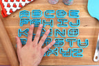 Cyberpunk FONT Cookie Cutters - Fondant Letters, Letters for Cake decorating